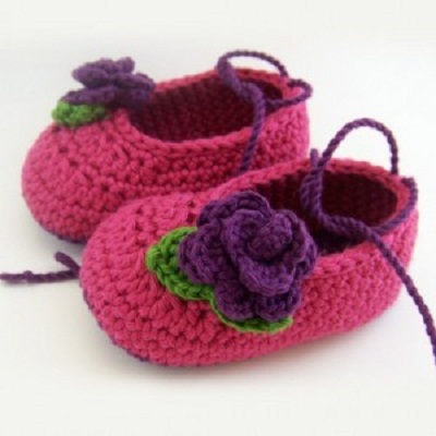 zapatos bebé crochet