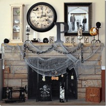 Cómo decorar la chimenea en Halloween 1