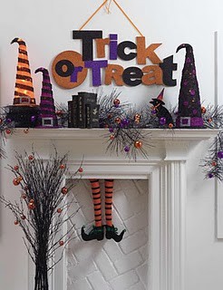 Cómo decorar la chimenea en Halloween 8