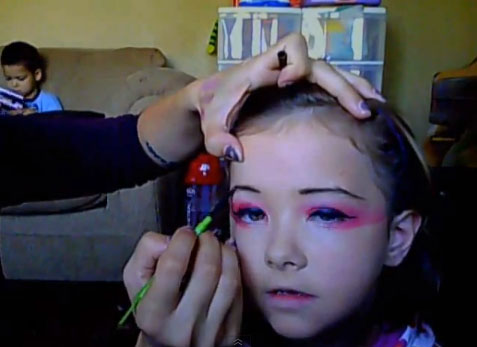 Maquillaje de Draculaura de Monster High para Halloween5
