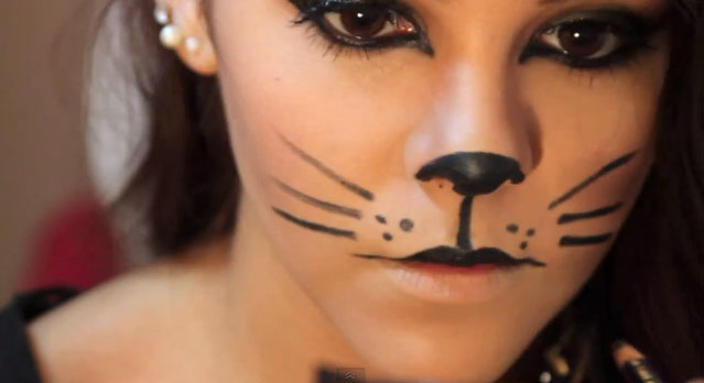 Maquillaje de gato para Halloween13
