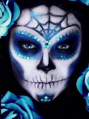 Maquillaje Halloween: Calaveras mexicanas 8