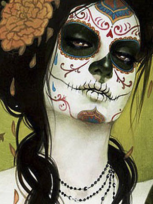 Maquillaje Halloween: Calaveras mexicanas 9