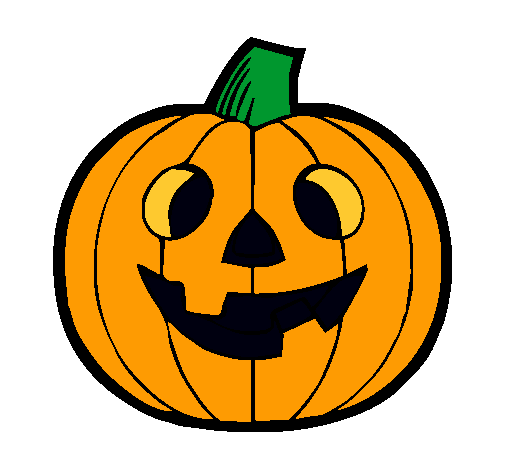 Dibujo de calabaza para Halloween