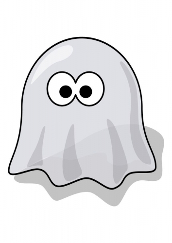 Dibujo de fantasma para Halloween
