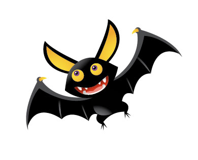Dibujo de murciélago para Halloween | Fiestas y celebraciones