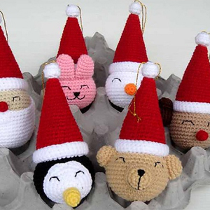 Adornos Navidad crochet