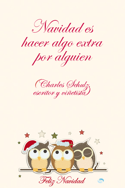 Frases de Navidad célebres - Charles Schulz
